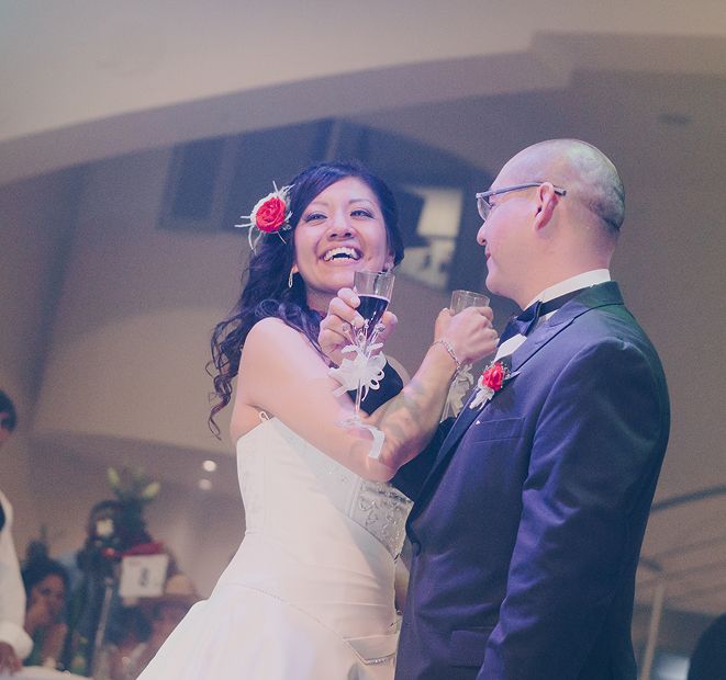 Primer baile de los novios en la fiesta